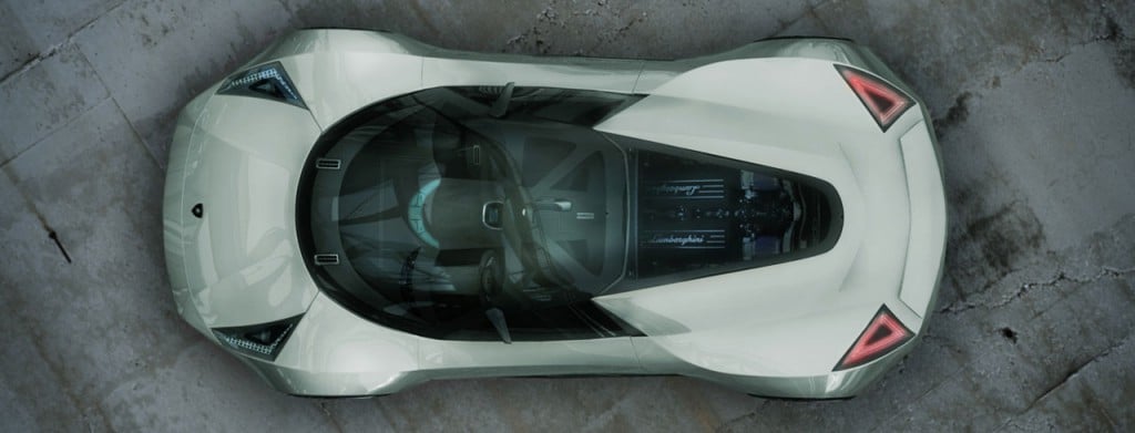 Lamborghini Insecta du dessus