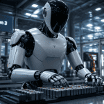 robot optimus tesla tri cellules usine