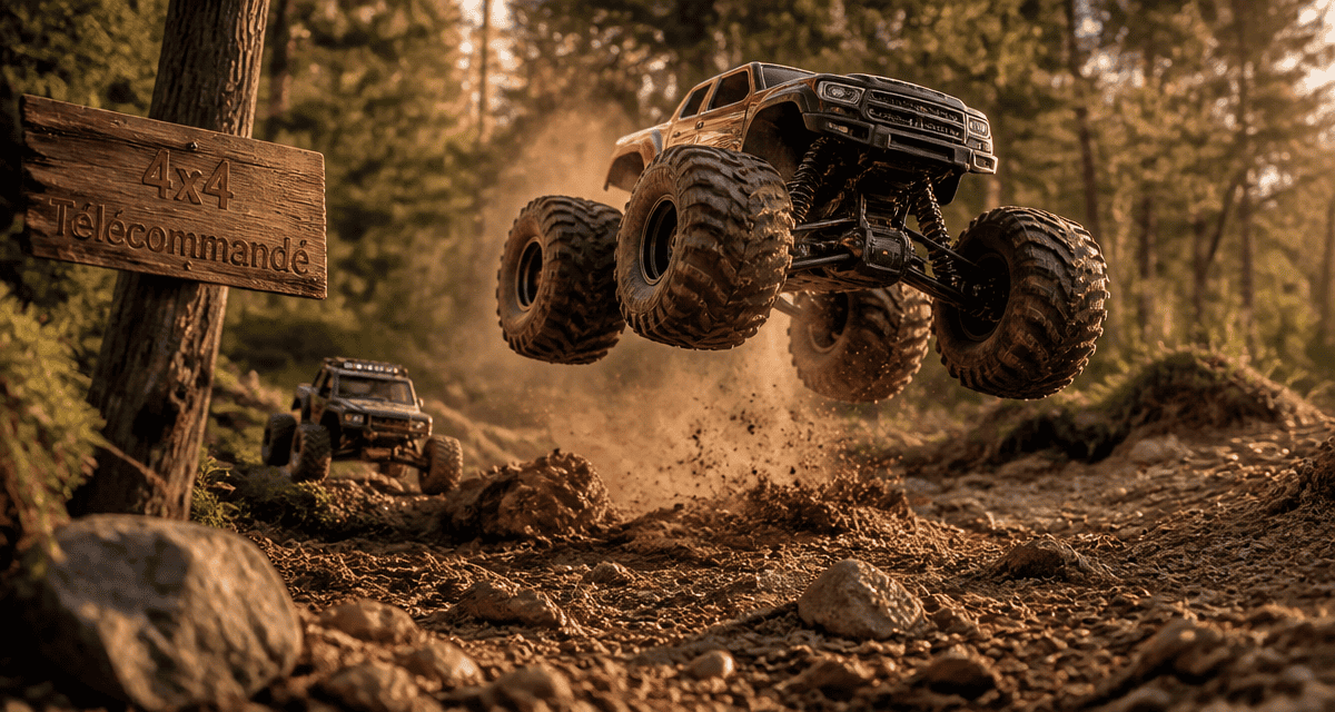 4x4 telecommandee Monster Truck saut et Crawler franchissement