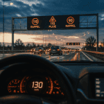 autoroute 100 km h 2025 tableau bord radar