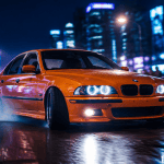 bmw fast and furious dérive urbaine nuit