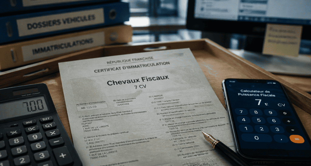 convertir hp en chevaux fiscaux sur carte grise