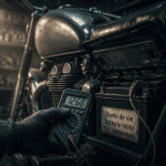 durée de vie batterie moto voltmètre garage