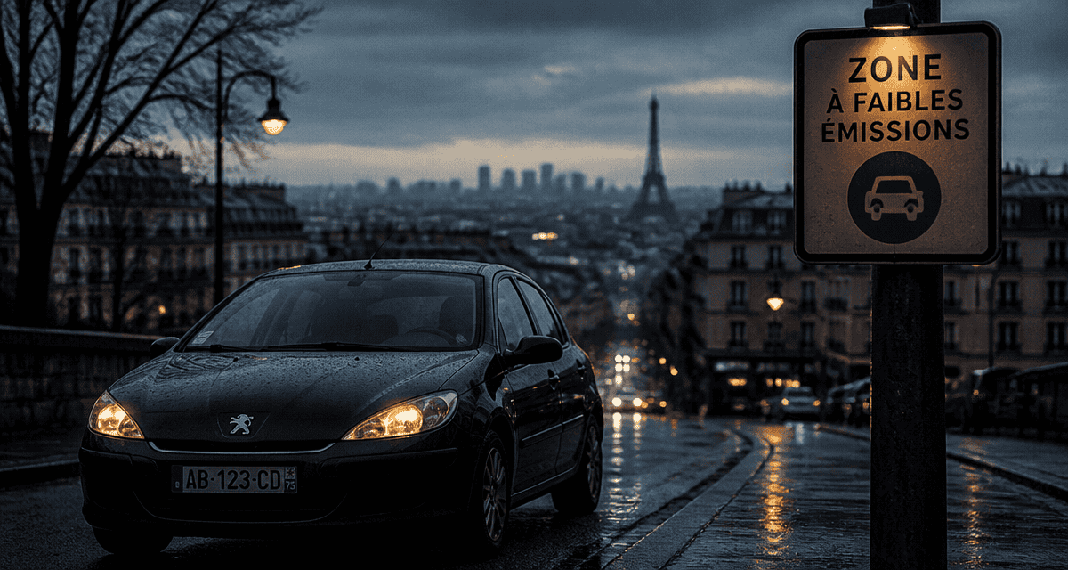 interdiction totale du diesel en France voiture ZFE