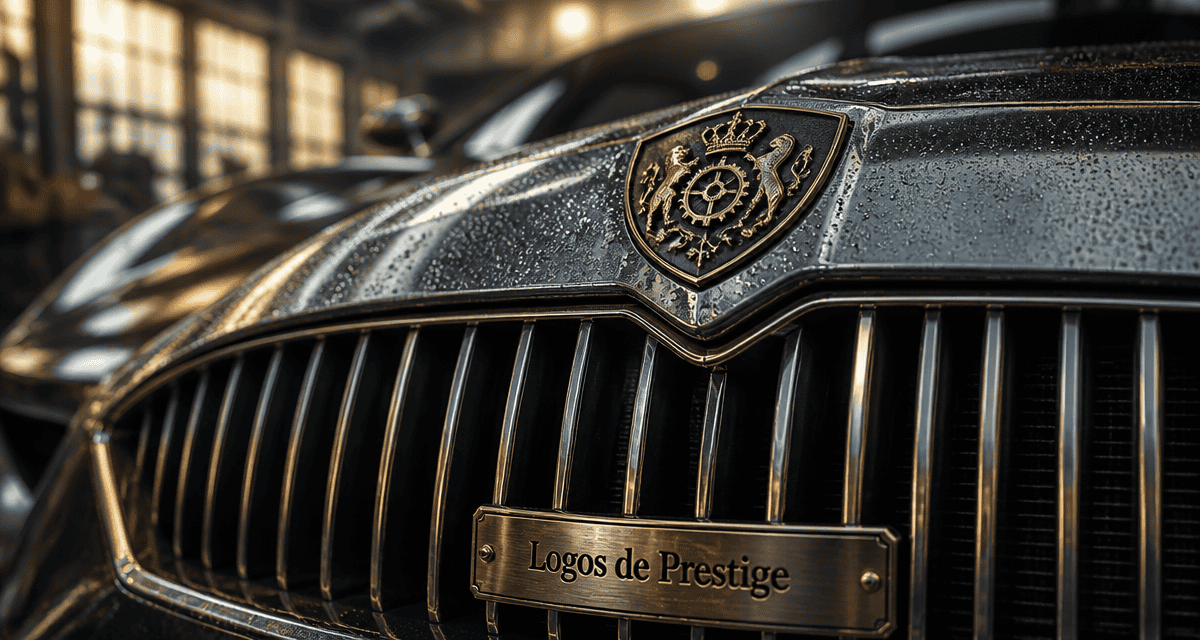 logo voiture de luxe blason calandre