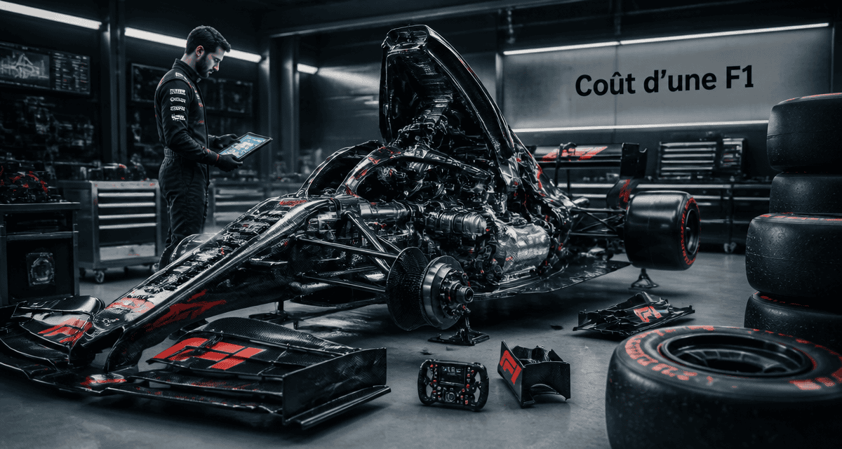 prix formule 1 moteur et volant