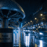 radar anti bruit urbain sous la pluie