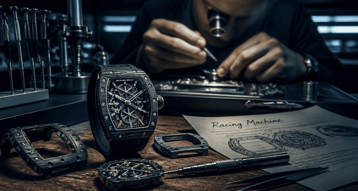 richard mille fortune montre luxe sur établi