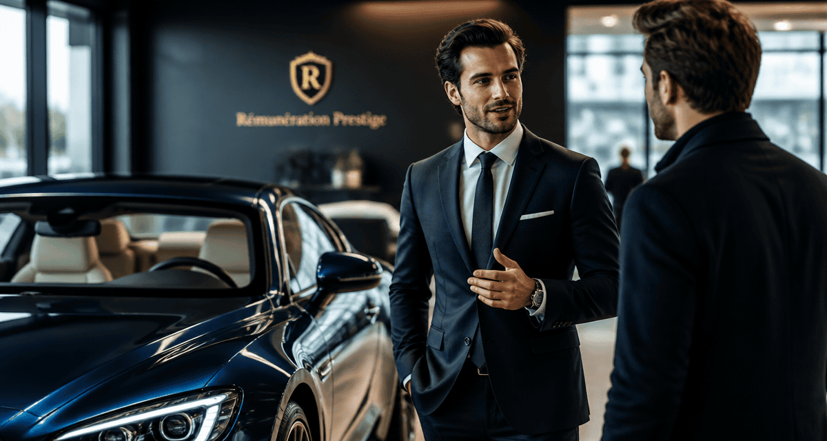 salaire vendeur automobile de luxe discussion client