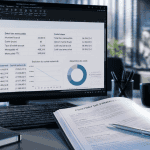 simulateur calcul loa excel sur écran avec contrat et clés