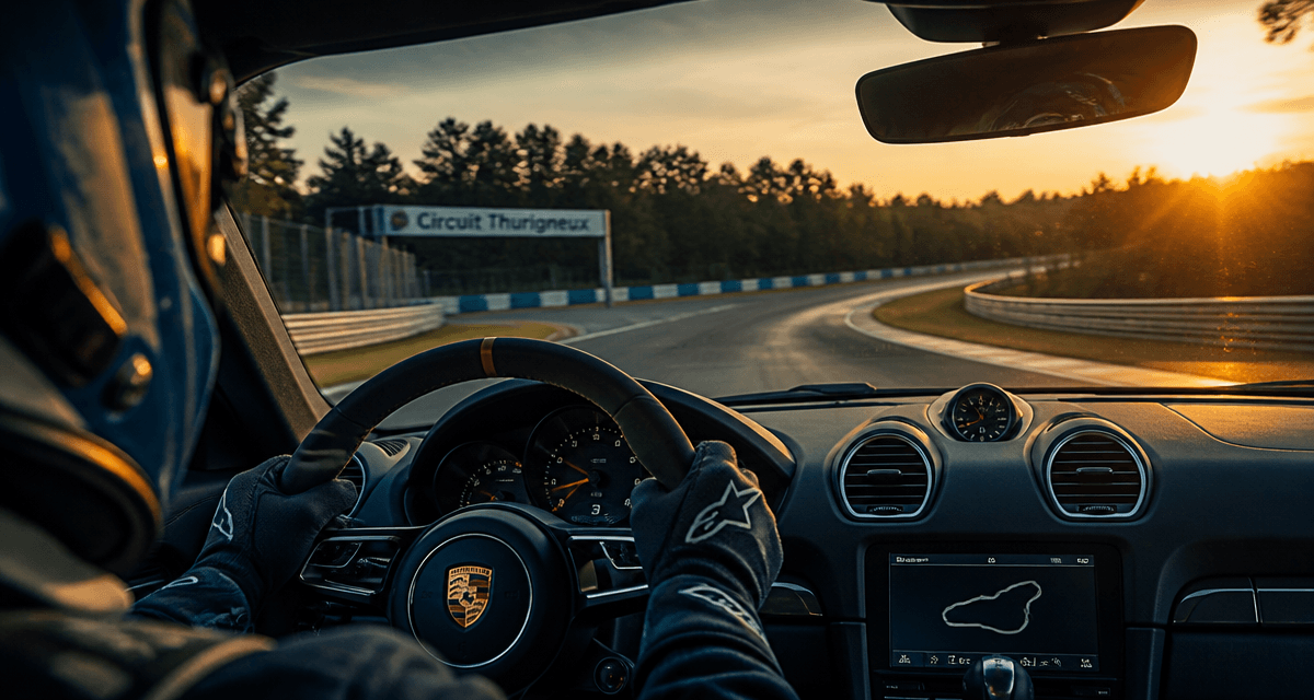 Pilote sur circuit auto thurigneux