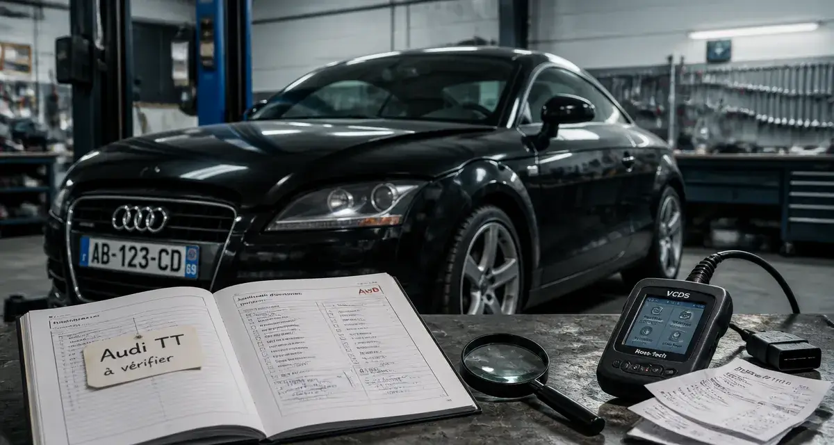 Audi TT modèle à éviter : contrôle mécanique avant achat