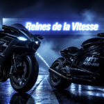 Kawasaki Ninja H2R et MTT 420-RR côte à côte moto la plus rapide du monde