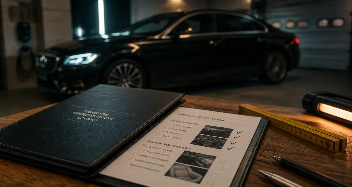 Leasing voiture Mercedes : dossier de restitution et checklist usure normale, frais de remise en état