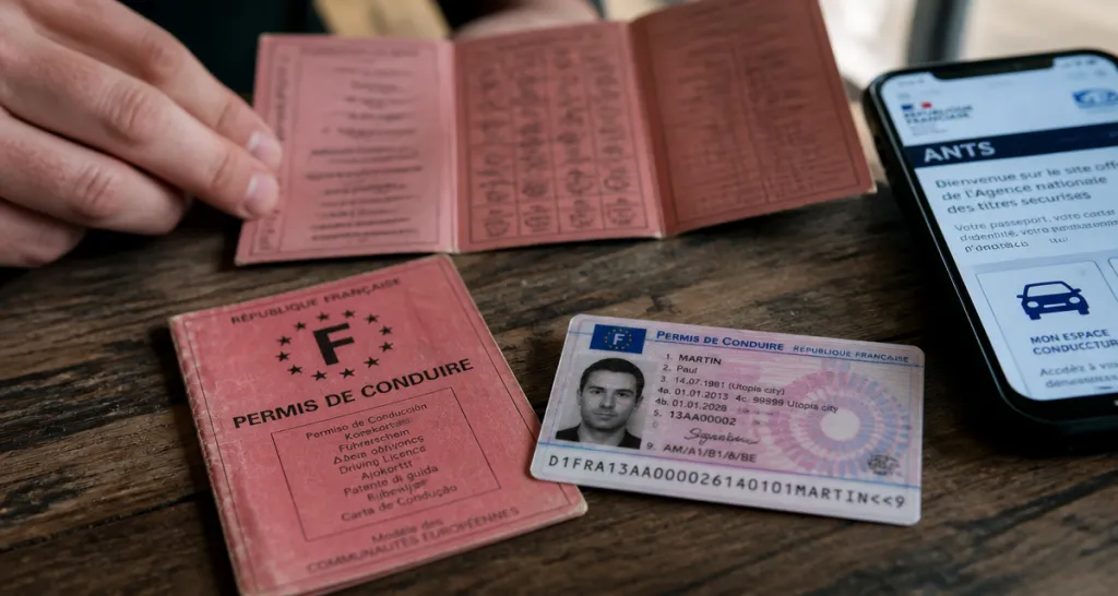 pourquoi faut il garder son ancien permis de conduire ancien et nouveau permis sur table