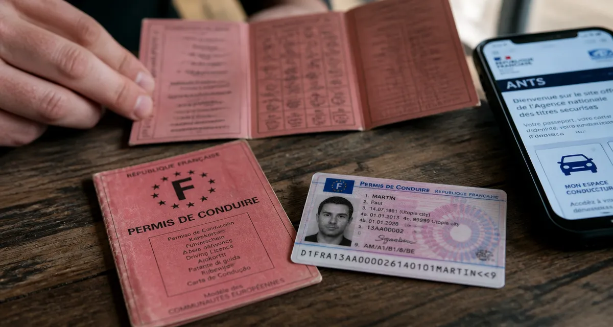 pourquoi faut il garder son ancien permis de conduire ancien et nouveau permis sur table