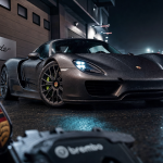 918 spyder : Porsche hybride rechargeable 887 ch sur circuit