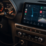 Écran multimédia voiture avec CarPlay et dashcam