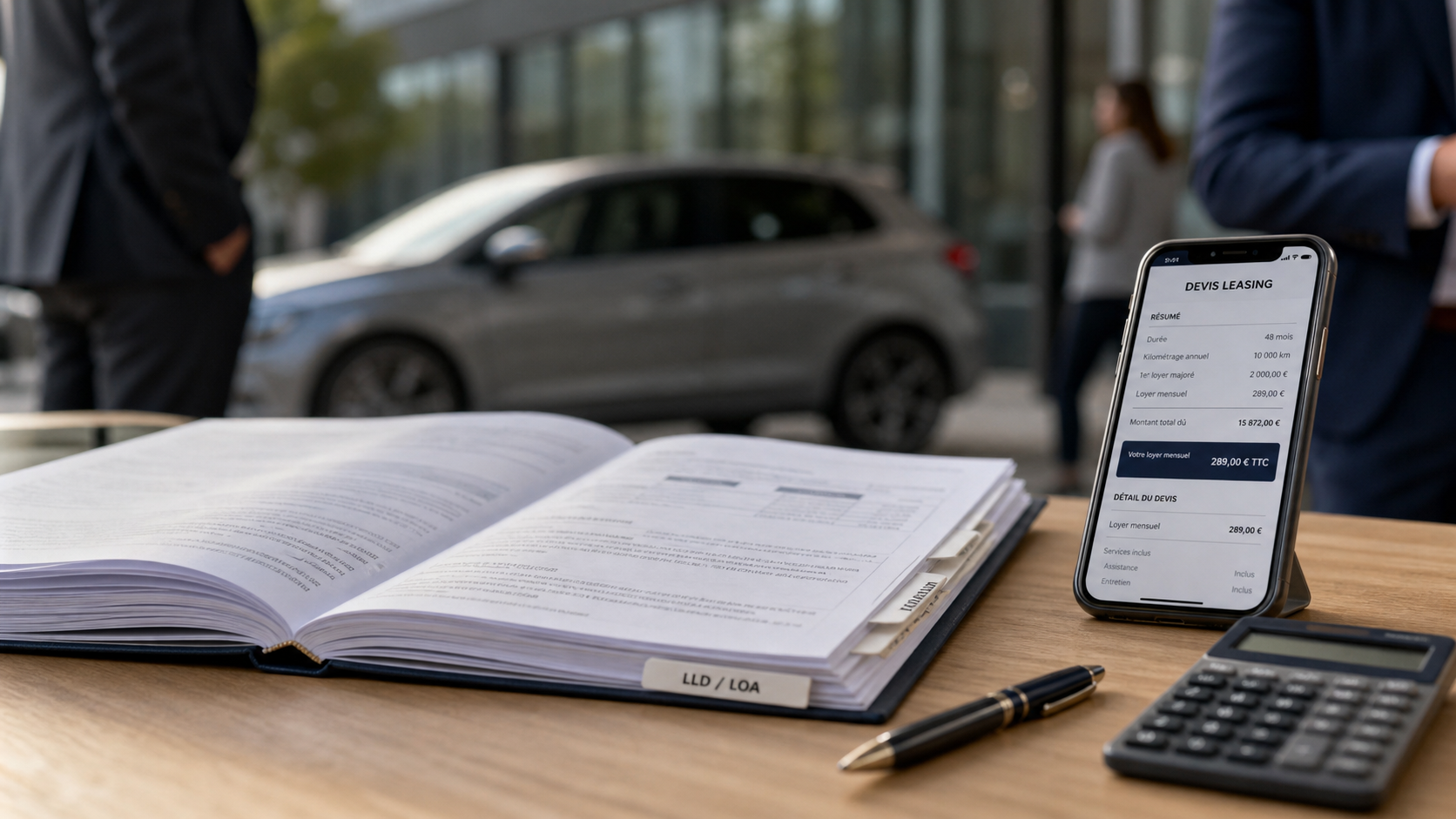 Leasing voiture professionnel : LLD et LOA