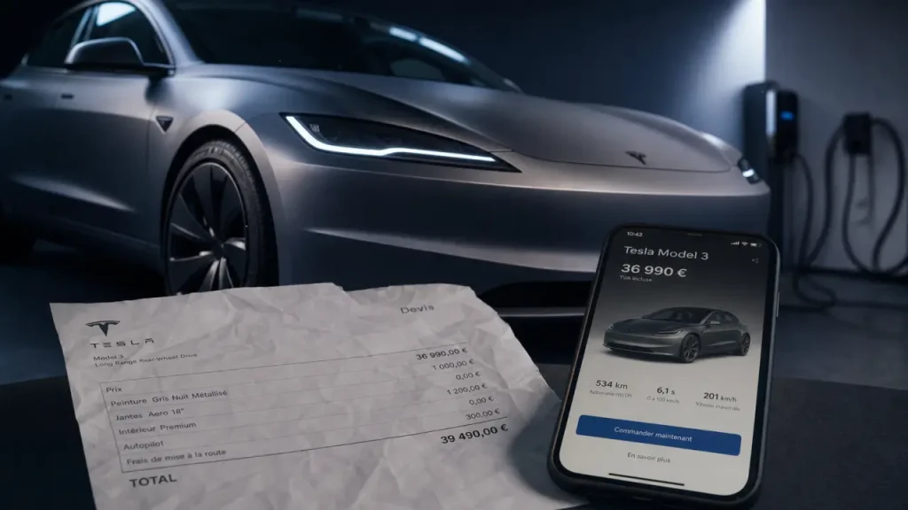 Tesla Model 3 à 36 990 € : 534 km WLTP, versions et options à comparer