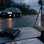 Tolérance radars mobiles : vitesse retenue affichée