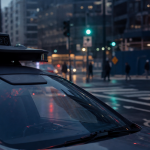 Véhicule sans conducteur en ville, repère niveau 3 et capteurs