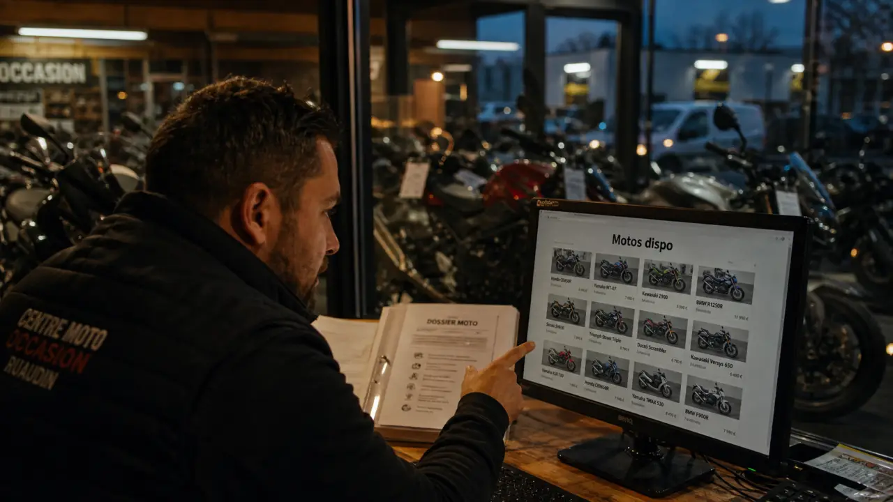 Le Mans moto occasion : vitrine motos et stock disponible