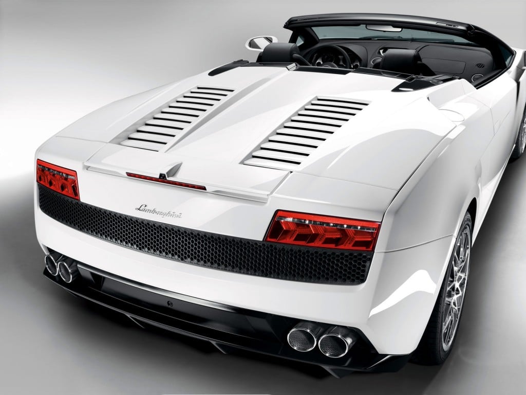 Gallardo Spyder vue de derrière